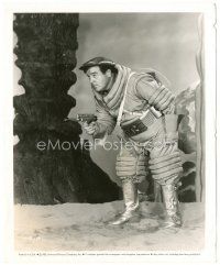 6c054 ABBOTT & COSTELLO GO TO MARS 8.25x10 still '53 great close up of Lou in suit with ray gun!