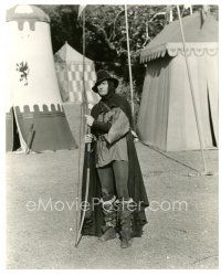6c073 ADVENTURES OF ROBIN HOOD 7.5x9.5 still '38 Errol Flynn in disguise for archery contest!