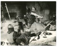 6c076 ADVENTURES OF ROBIN HOOD 8x9.75 still '38 Errol Flynn escapes from Nottingham castle!