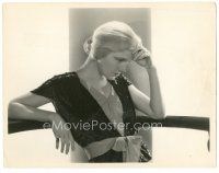 6c102 ANN HARDING 8x10.25 still '30s the lovely RKO star in pretty evening gown by Bachrach!