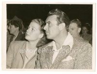 6c104 ANN SHERIDAN/GEORGE BRENT 6x8.25 news photo '40 suspended by Warners & dropped from payroll!