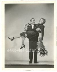 6c109 APPOINTMENT FOR LOVE 8x10.25 still '41 Charles Boyer carrying Margaret Sullavan w/ flowers!