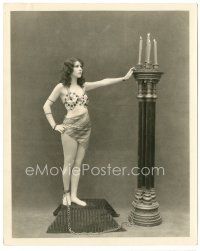 6c111 AUCTION BLOCK deluxe 8x10 still '10s sexy scantily clad girl chained to column!