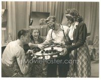 6c114 BABES ON BROADWAY deluxe 7.5x9.5 still '41 Mickey Rooney & Judy Garland with face paint!