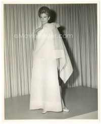 6c200 CANDICE BERGEN 8x10 still '60s full-length portrait modeling beautiful white gown!