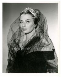 6c202 CAPUCINE 8.25x10 still '60 in elaborate veiled gown making Song Without End!