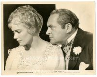 6c244 COME & GET IT 8x10.25 still '36 intense Edward Arnold stares at beautiful Frances Farmer!