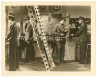 6c281 DICK TRACY'S G-MEN chapter 9 8x10.25 still '39 Ralph Byrd with men in control room!