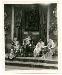 6c338 FORBIDDEN HOURS 8.25x10 still '28 Ramon Novarro on throne is the king of a European country!