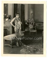 6c377 GLORIA SWANSON 8.25x10 still '22 cool sequine dress & shoes from The Impossible Mrs. Bellew!