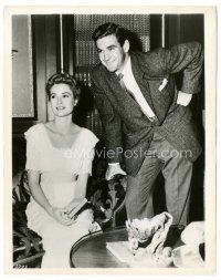 6c394 GRACE KELLY/ROD TAYLOR 8x10.25 still '56 she was in The Swan & he was in The Catered Affair!