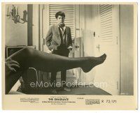 6c396 GRADUATE 8x10.25 still R72 most classic image of Dustin Hoffman & Anne Bancroft's sexy leg!