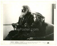 6c424 HEIDI 8x10 still '37 close up of scared Shirley Temple with Jean Hersholt in buggy!