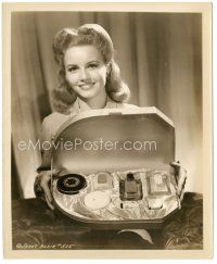 6c482 JANET BLAIR 8.25x10 still '40s the pretty actress advertising for Max Factor cosmetics!
