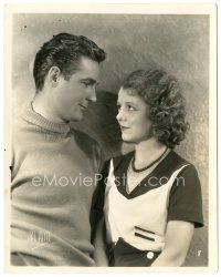 6c483 JANET GAYNOR/CHARLES FARRELL deluxe 8x10 still '30s romantic close portrait by Hal Phyfe!
