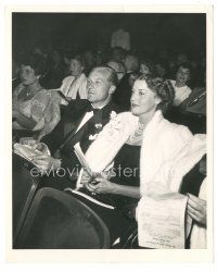 6c490 JEANETTE MACDONALD/GENE RAYMOND deluxe 8x10 still '49 husband & wife at theater by Beerman!