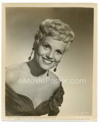 6c513 JUDY HOLLIDAY 8.25x10 still '53 smiling portrait about to make It Happened To You!