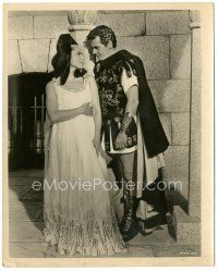 6c528 KING OF KINGS 8x10.25 still '61 Ron Randell as Lucius & Viveca Lindfors as Claudia!