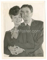 6c551 LESLIE BROOKS 6.25x8 news photo '45 she's just married Tony Shay, ex-Marine & would-be actor