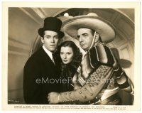 6c581 MAD MISS MANTON 8x10.25 still '38 Barbara Stanwyck & Henry Fonda with man in sombrero!