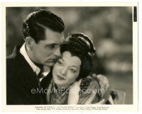 6c582 MADAME BUTTERFLY deluxe 8.25x10 still '32 romantic c/u of Asian Sylvia Sidney & Cary Grant!