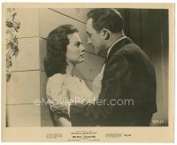 6c620 MARJORIE MORNINGSTAR 8.25x10 still '58 Gene Kelly with Natalie Wood against the wall!