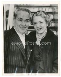 6c631 MARY PICKFORD/BUDDY ROGERS 7.25x9 news photo '55 the married couple arriving in London!