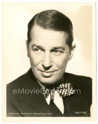 6c637 MAURICE CHEVALIER 8x10 still '34 head & shoulders portrait wearing suit from The Merry Widow!