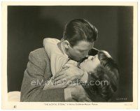 6c661 MORTAL STORM 8x10.25 still '40 romantic c/u of James Stewart about to kiss Margaret Sullavan!