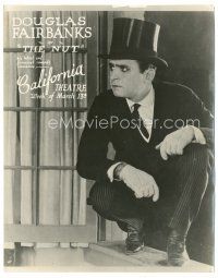 6c683 NUT 7.5x9.5 still '21 great close up of Douglas Fairbanks wearing suit & top hat!