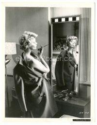 6c742 RETURN TO PEYTON PLACE 8x10.25 still '61 Carol Lynley admires herself in vanity mirror!