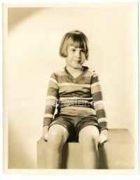 6c756 ROBERT COOGAN 8x10 still '30s cute c/u of Jackie Coogan's younger brother by Otto Dyar!