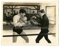 6c781 SAN FRANCISCO 8x10.25 still '36 c/u of Clark Gable boxing in the ring with Spencer Tracy!