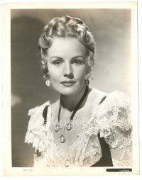 6c831 SON OF FURY 8x10.25 still '42 beautiful Frances Farmer w/ cool matching earrings & necklace!