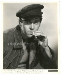 6c839 SPAWN OF THE NORTH 8.25x10 still '38 smoking portrait of salmon fisherman Henry Fonda!