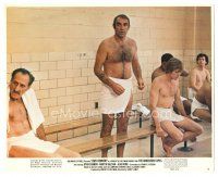 6c006 ANDERSON TAPES color 8x10 still #6 '71 naked Sean Connery wearing a towel by Chris Walken