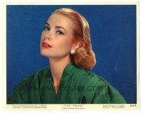 6c036 SWAN color 8x10 still #7 '56 wonderful close up of beautiful Grace Kelly!