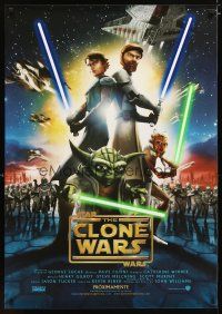 6d002 STAR WARS: THE CLONE WARS advance DS Argentinean '08 Anakin Skywalker, Yoda, & Obi-Wan Kenobi