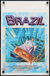 6d766 BRAZIL Belgian '85 Terry Gilliam, cool sci-fi fantasy art by Lagarrigue!