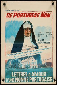 6d817 LOVE LETTERS OF A PORTUGUESE NUN Belgian '77Jesus Franco nun sexploitation!