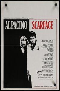 6d830 SCARFACE Belgian '83 Al Pacino as Tony Montana, sexy Michelle Pfeiffer!