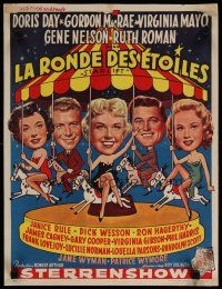 6d834 STARLIFT Belgian '53 Gary Cooper, James Cagney, Doris Day, Virginia Mayo & all-star cast!
