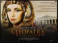6d231 CLEOPATRA British quad R13 Richard Burton, Rex Harrison, sexy Elizabeth Taylor c/u!