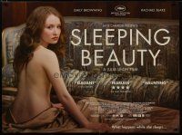 6d290 SLEEPING BEAUTY DS British quad '11 cool image of sexy Emily Browning!