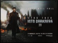 6d295 STAR TREK INTO DARKNESS will fall teaser DS British quad '13 rubble & Benedict Cumberbatch!