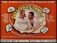 6d296 SULLIVAN'S TRAVELS advance British quad R00 sexy Veronica Lake, Joel McCrea, Preston Sturges