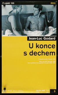 6d048 A BOUT DE SOUFFLE Czech 15x25 R06 Jean-Luc Godard, Jean Seberg, Jean-Paul Belmondo