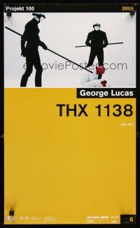 6d049 THX 1138 Czech 15x25 '06 first George Lucas, Robert Duvall, bleak futuristic fantasy sci-fi!