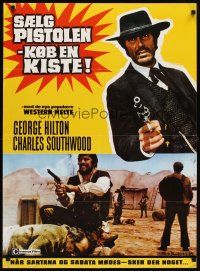 6d379 SARTANA'S COMING, TRADE YOUR GUNS FOR A COFFIN Danish '73 George Hilton, spaghetti western!