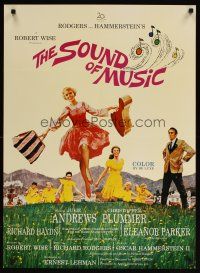 6d385 SOUND OF MUSIC English Danish '65 classic art of Julie Andrews & top cast by Howard Terpning!